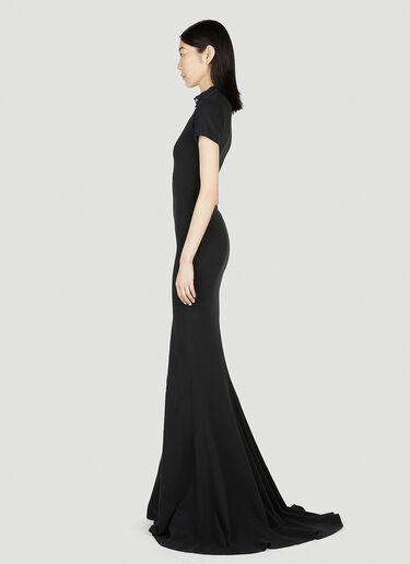 Balenciaga 垂褶连衣裙 黑色 bal0252046