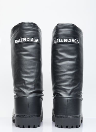 Balenciaga Alaska High Leather Boots Black bal0155107