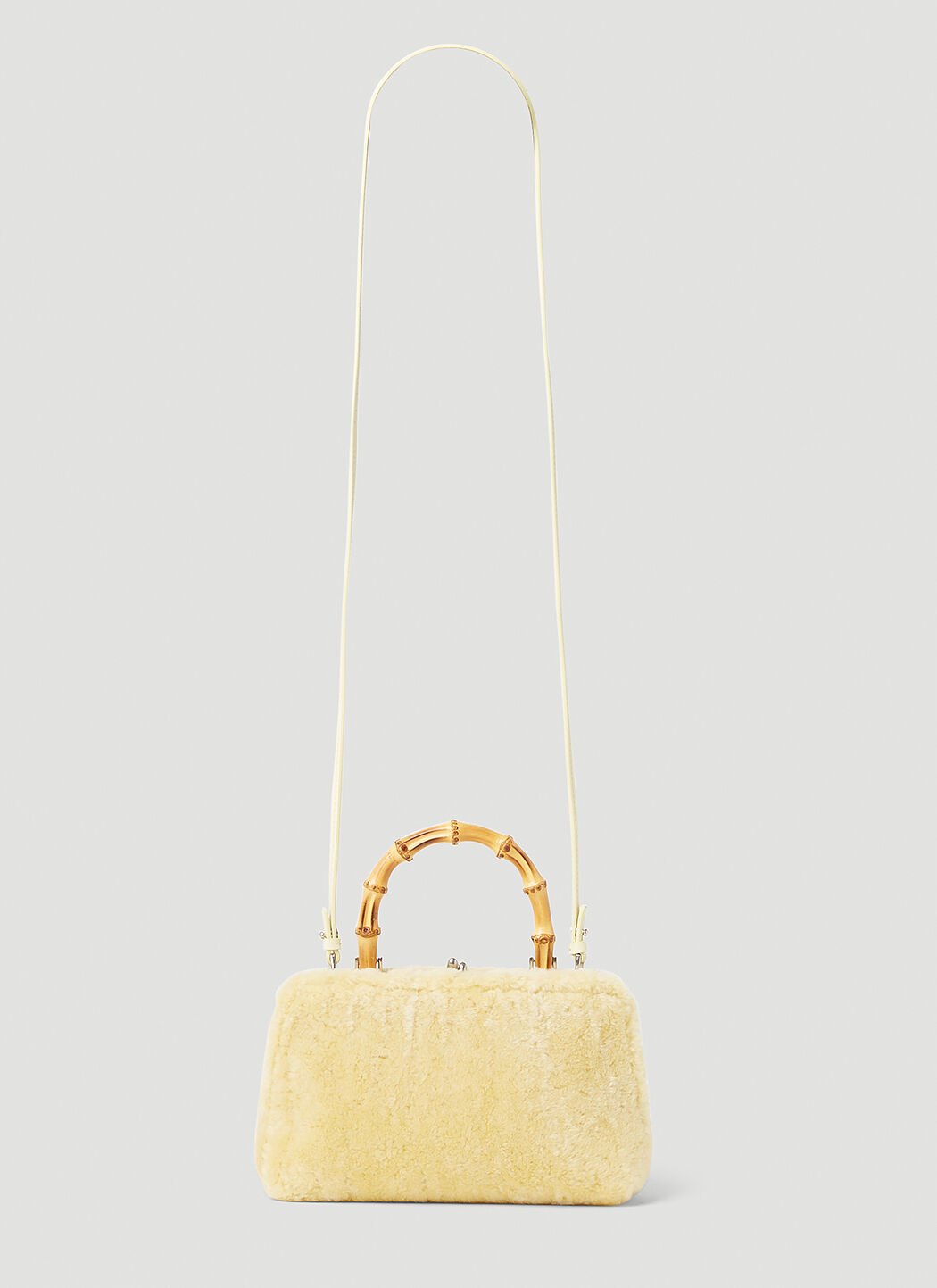 Balenciaga Goji Bamboo Mini Shoulder Bag Brown bal0254067