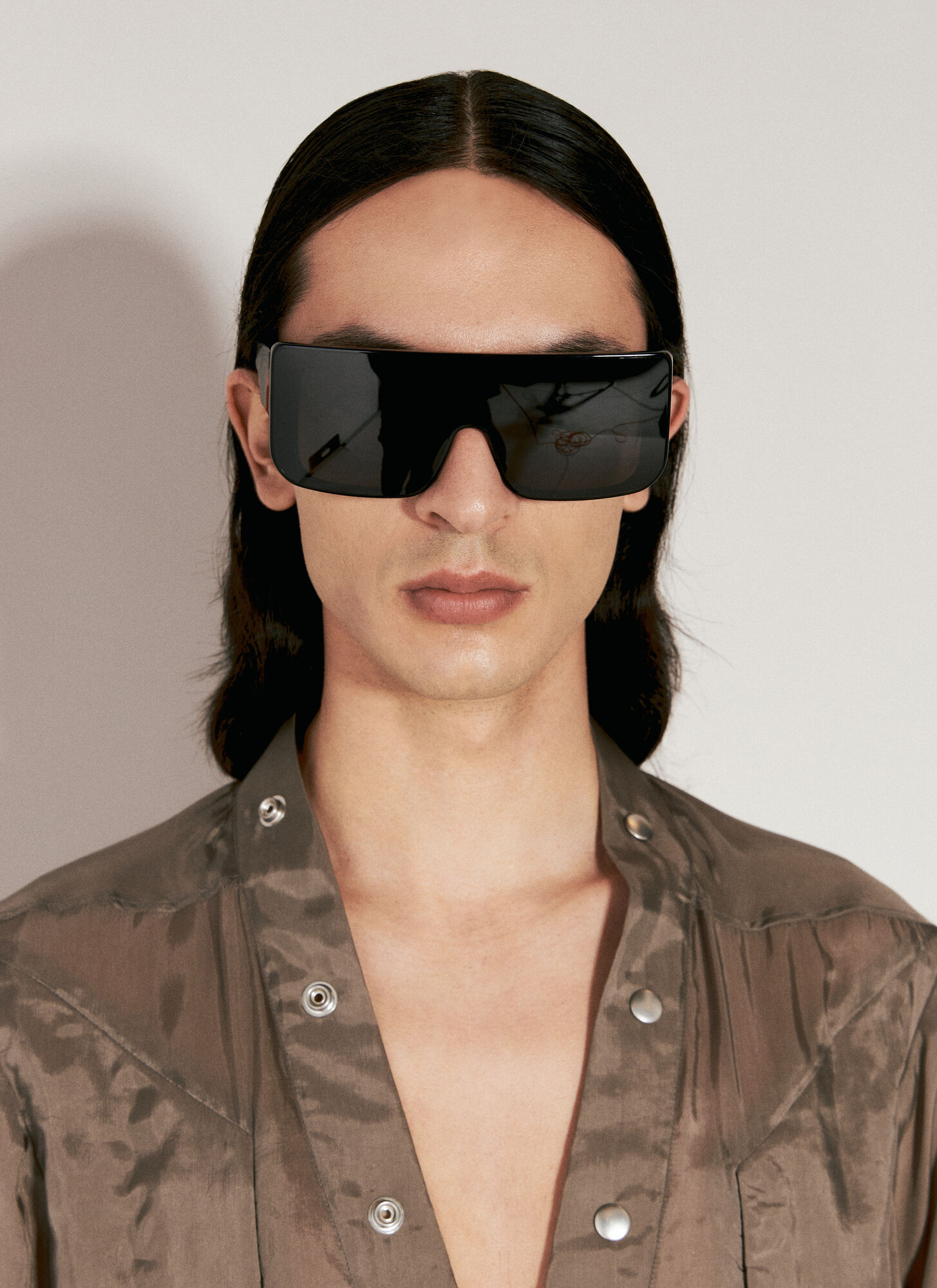 Shop Rick Owens Documenta Sunglasses In Black