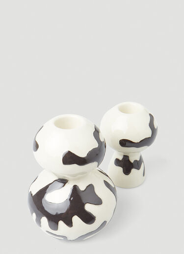 Set of Two Sanur Round Candle Holders Marloe Marloe Set of Two Sanur Round Candle Holders Beige rlo0350008