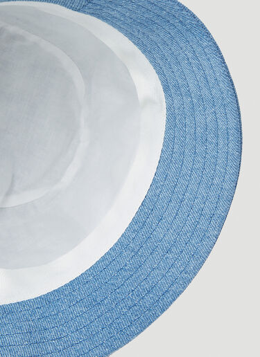Haley Logo Bucket Hat Isabel Marant Haley Logo Bucket Hat Blue ibm0251041
