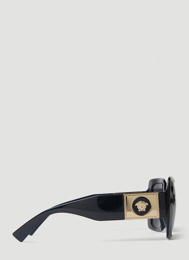 Versace Medusa Plaque Sunglasses Black lxv0251003