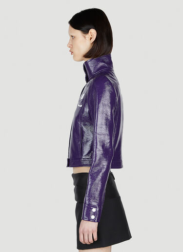 Courrèges Vinyl Reedition Jacket Purple cou0252004