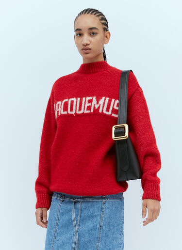 Jacquemus La Maille Pavane Sweater Red jac0254121