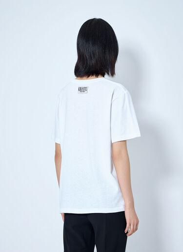 LN-CC® - Khaite: Crewneck Cotton T-Shirt - White Khaite Crewneck Cotton T-Shirt White kha0265016