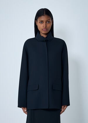 The Row Tanera Jacket Navy row0262009