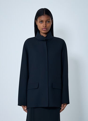 The Row Tanera Jacket Navy row0262009