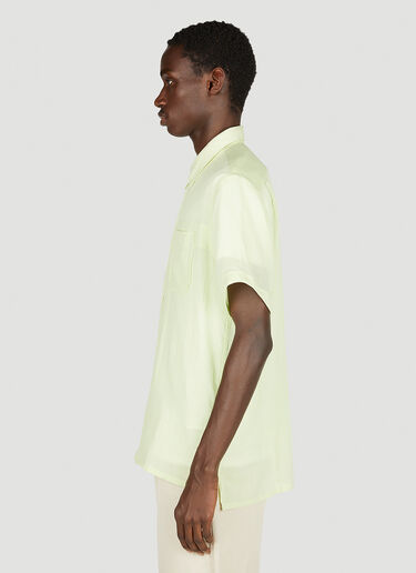 Engineered Garments Camp Short Sleeve Shirt Yellow egg0152001