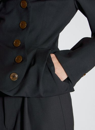 Vivienne Westwood Drunken Tailored Blazer Black vvw0254013