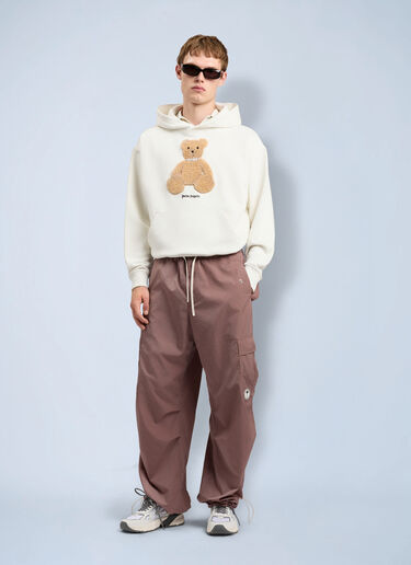 LN-CC® - Palm Angels: Bear Hoodie - White Palm Angels Bear Hoodie White pma0164076