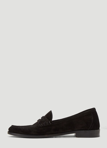 Le Loafer Leather Slip-Ons Saint Laurent Le Loafer Leather Slip-Ons Black sla0143020