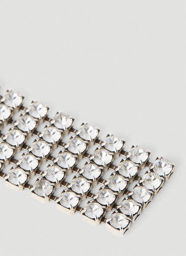 Saint Laurent Chain Drop Earrings Silver sla0251191