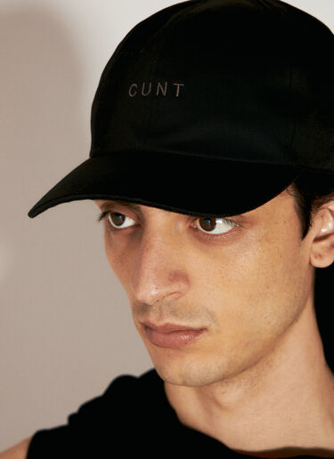 Rick Owens 쿤트 베이스볼 캡  블랙 ric0156018