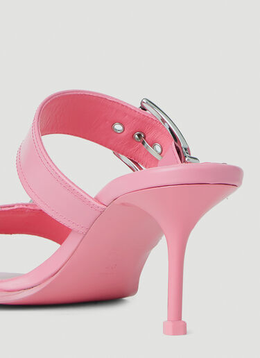 Alexander McQueen Punk 高跟穆勒鞋 粉 amq0251018