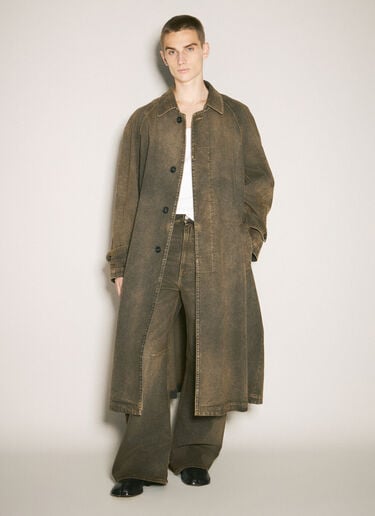 MM6 Maison Margiela 牛仔风衣 棕色 mmm0158001