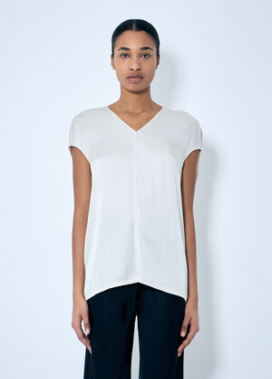 Rick Owens Dinge Satin Top Grey ric0259001