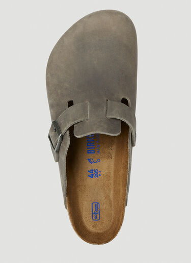 Birkenstock Boston Oiled Leather Mules Black brk0150010