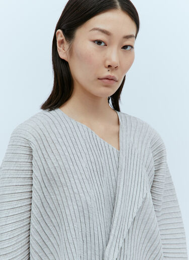 리넨 라이크 플리츠 가디건 Issey Miyake 리넨 라이크 플리츠 가디건 그레이 ism0253007