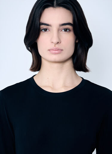 JW Anderson Draped Hem Dress Black jwa0259003