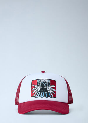 Bott The Hands Mesh-Back Trucker Cap Red bot0165018