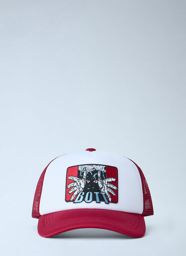 LN-CC® - Bott: The Hands Mesh-Back Trucker Cap - Red Bott The Hands Mesh-Back Trucker Cap Red bot0165018