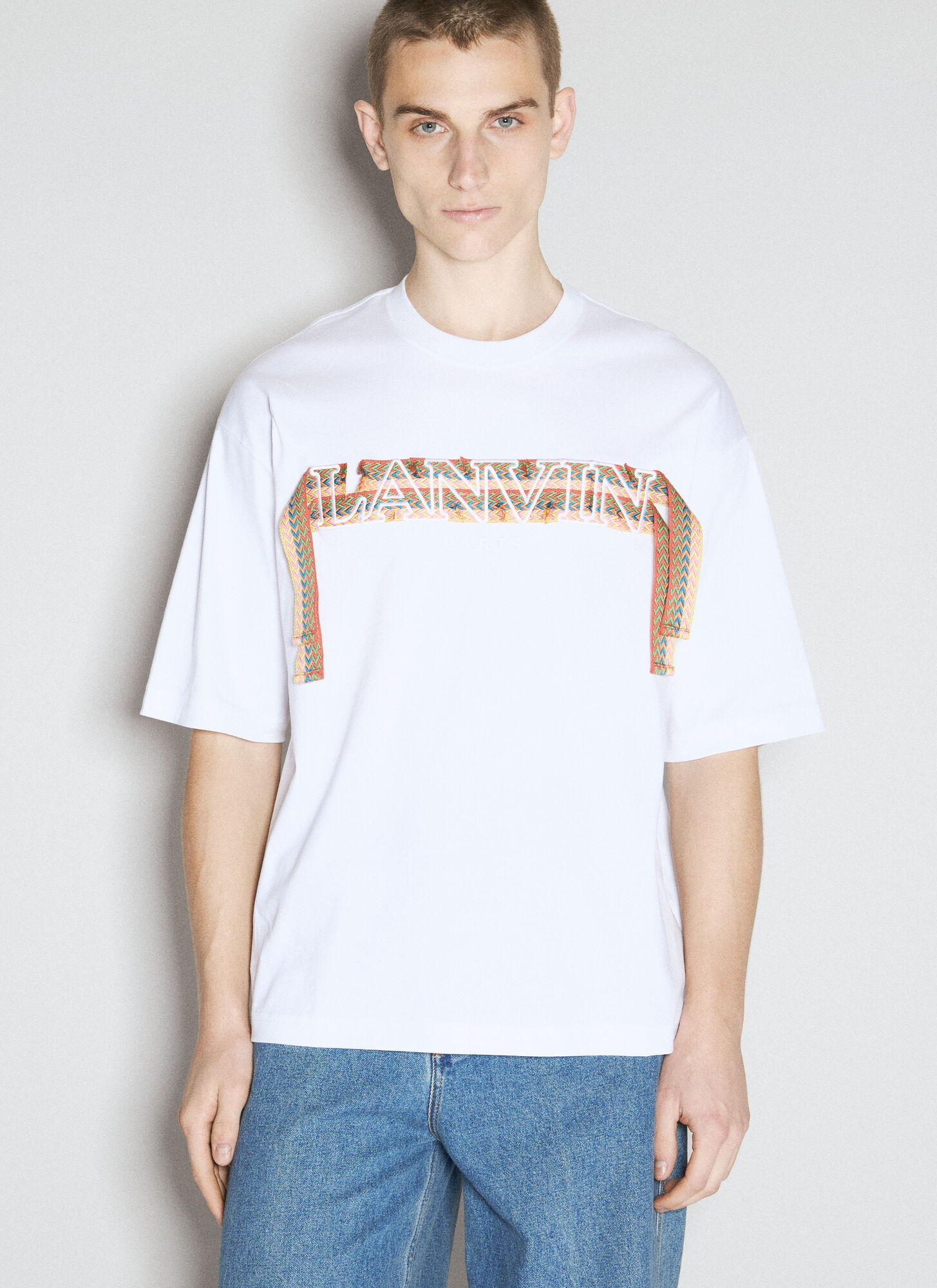 Shop Lanvin Curblace T-shirt In White