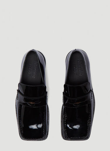 Martine Rose Roxy Patent Loafers Black mtr0243005