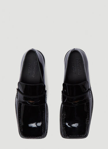 Roxy Patent Loafers Martine Rose Roxy Patent Loafers Black mtr0243005