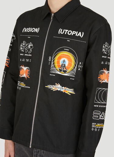Utopia Work Jacket Space Available Utopia Work Jacket Black spa0350009