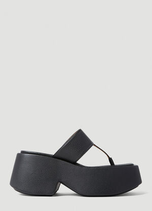 Jil Sander+ Zeppo Platform Sandals Black jsp0255016