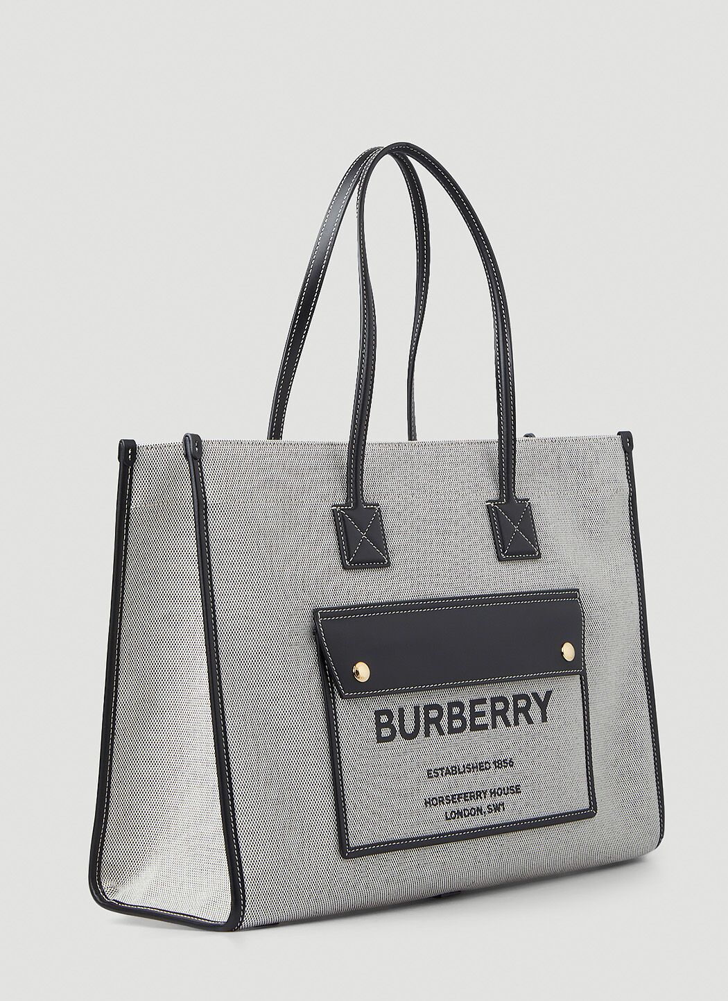 Burberry tote cheap bag grey