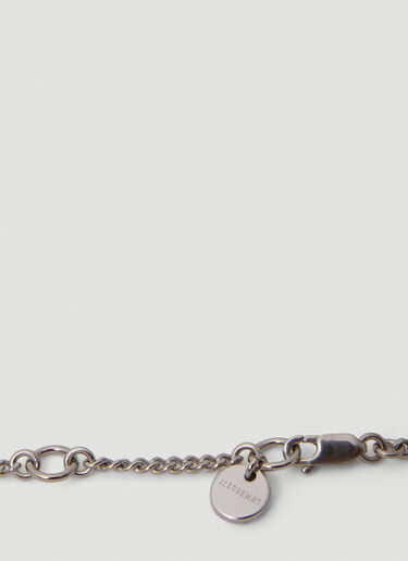 Jacquemus 标志性铭牌项链 银 jac0250088