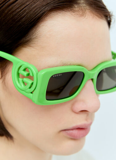 Gucci Chaise Longue Sunglasses Green gus0256001