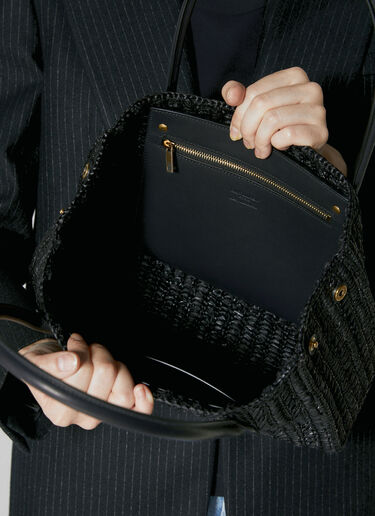 Saint Laurent 파니에 사각 바스켓 숄더백 블랙 sla0253130