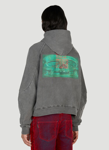 x Brook Hsu Multiline Hooded Sweatshirt Ottolinger x Brook Hsu Multiline Hooded Sweatshirt Dark Grey ott0152005