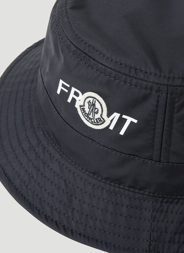 7 Moncler Fragment Logo Bucket Hat Black mfr0354003