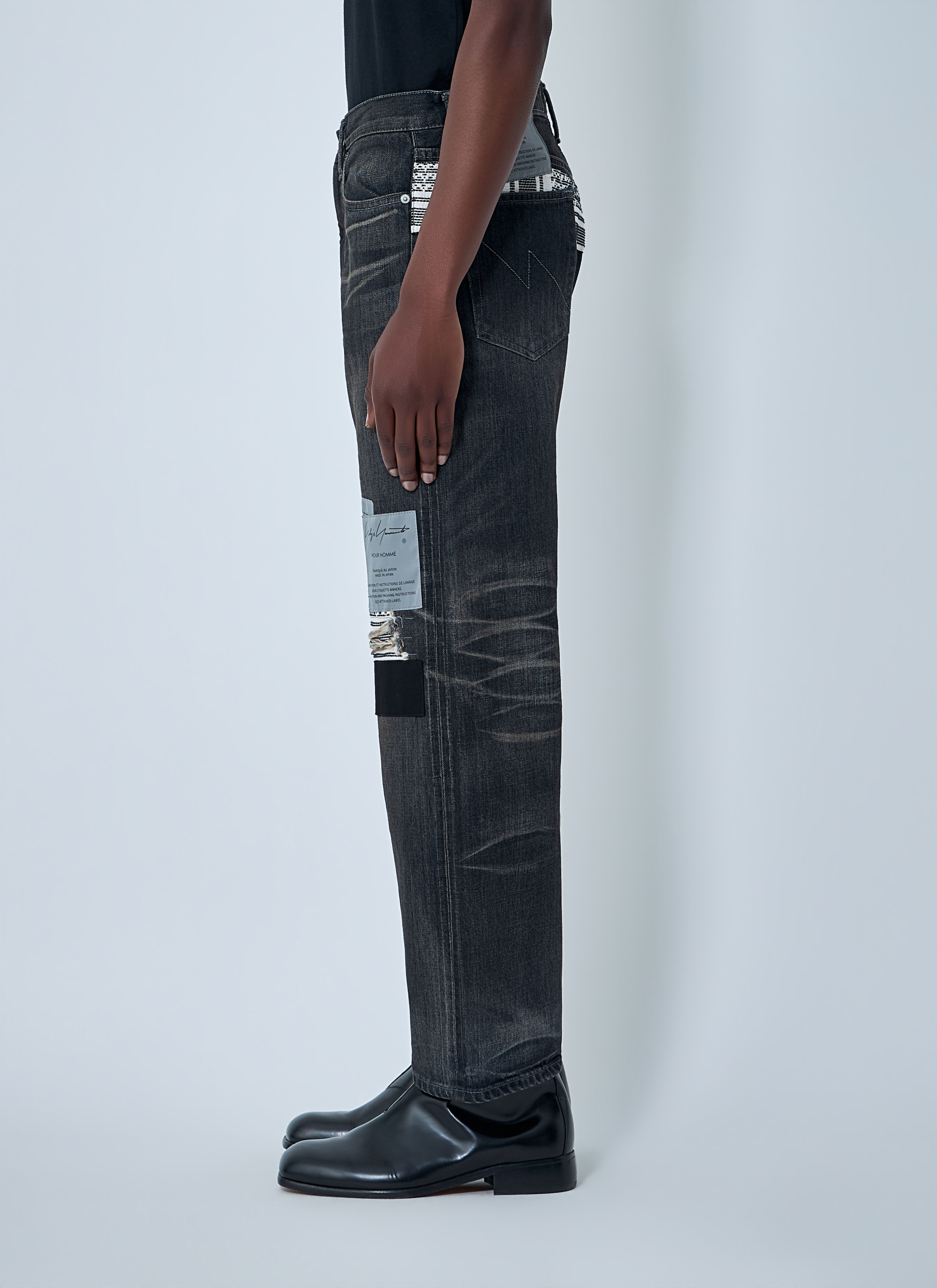 Yohji Yamamoto Men's' x Neighborhood Savage Denim DP Basic Jeans