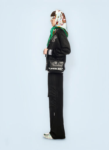 Off-White Jitney Quote Camera Crossbody Bag Black ofw0260046