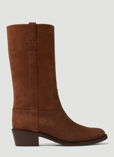 Max Mara Barry Boots Brown max0249037