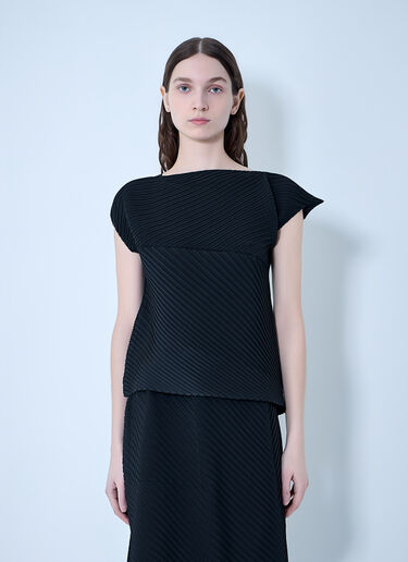 Issey Miyake Solid Volume Shirt Black ism0264005