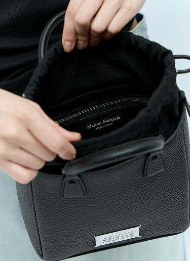 Maison Margiela 5AC Tote Vertical Handbag Black mla0255030