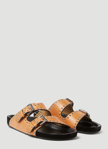 Isabel Marant Étoile Lennyo Sandals Brown ibe0247067
