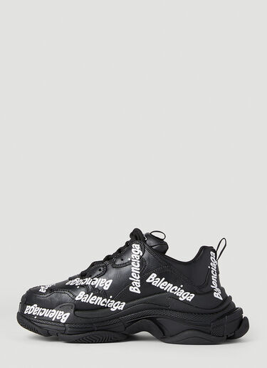 Balenciaga Logotype Triple S Sneakers Black bal0251054