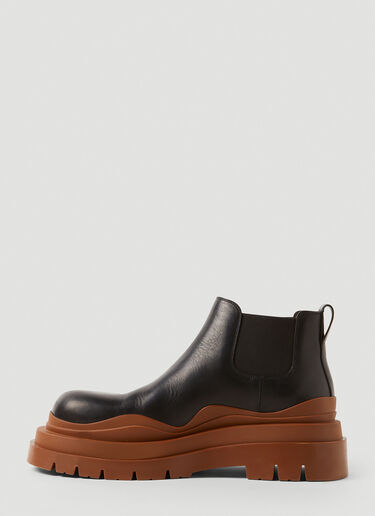 타이어 로우 부츠 Bottega Veneta 타이어 로우 부츠 블랙 bov0151043