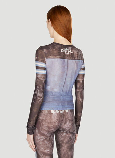 Diesel T-Clauzi Zip Front Top Blue dsl0252003