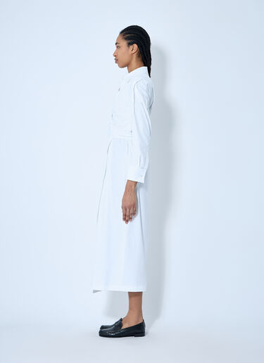 Max Mara Poplin Shirt Dress White max0260036
