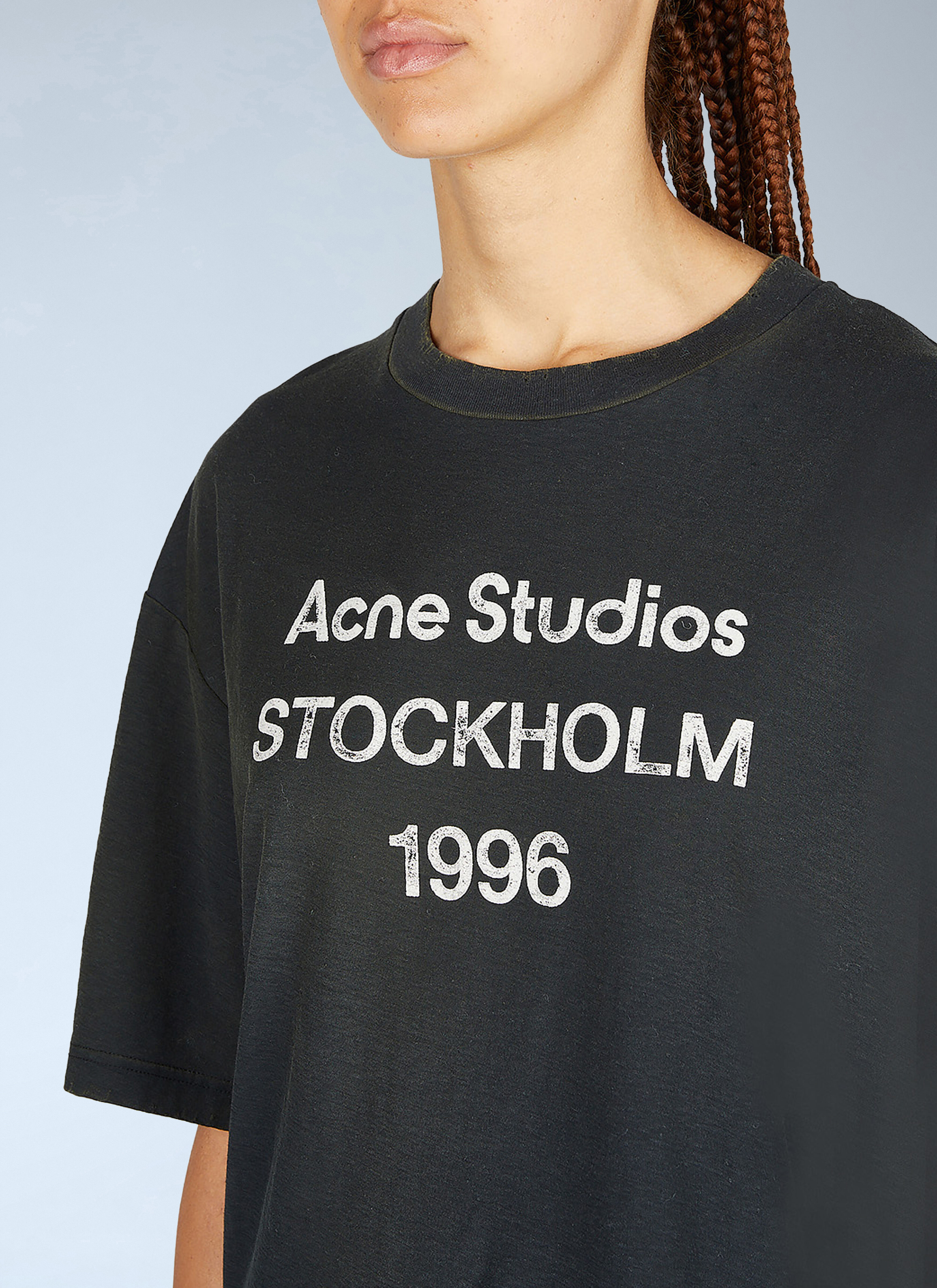 nyyy!!ACNE STUDIOS Edition別注Tシャツ Acne Studios - Gothic logo t-shirt - Dusty white