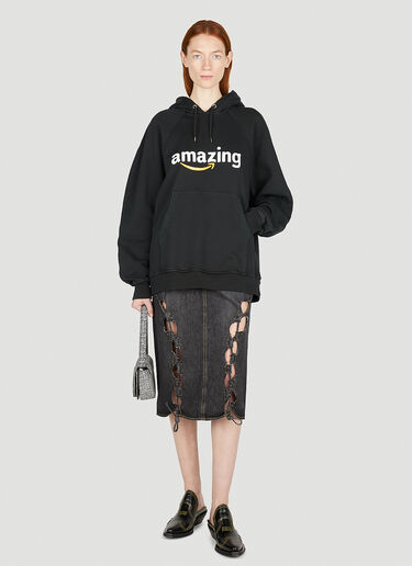 Amazing Hooded Sweatshirt AVAVAV Amazing Hooded Sweatshirt Black ava0251006