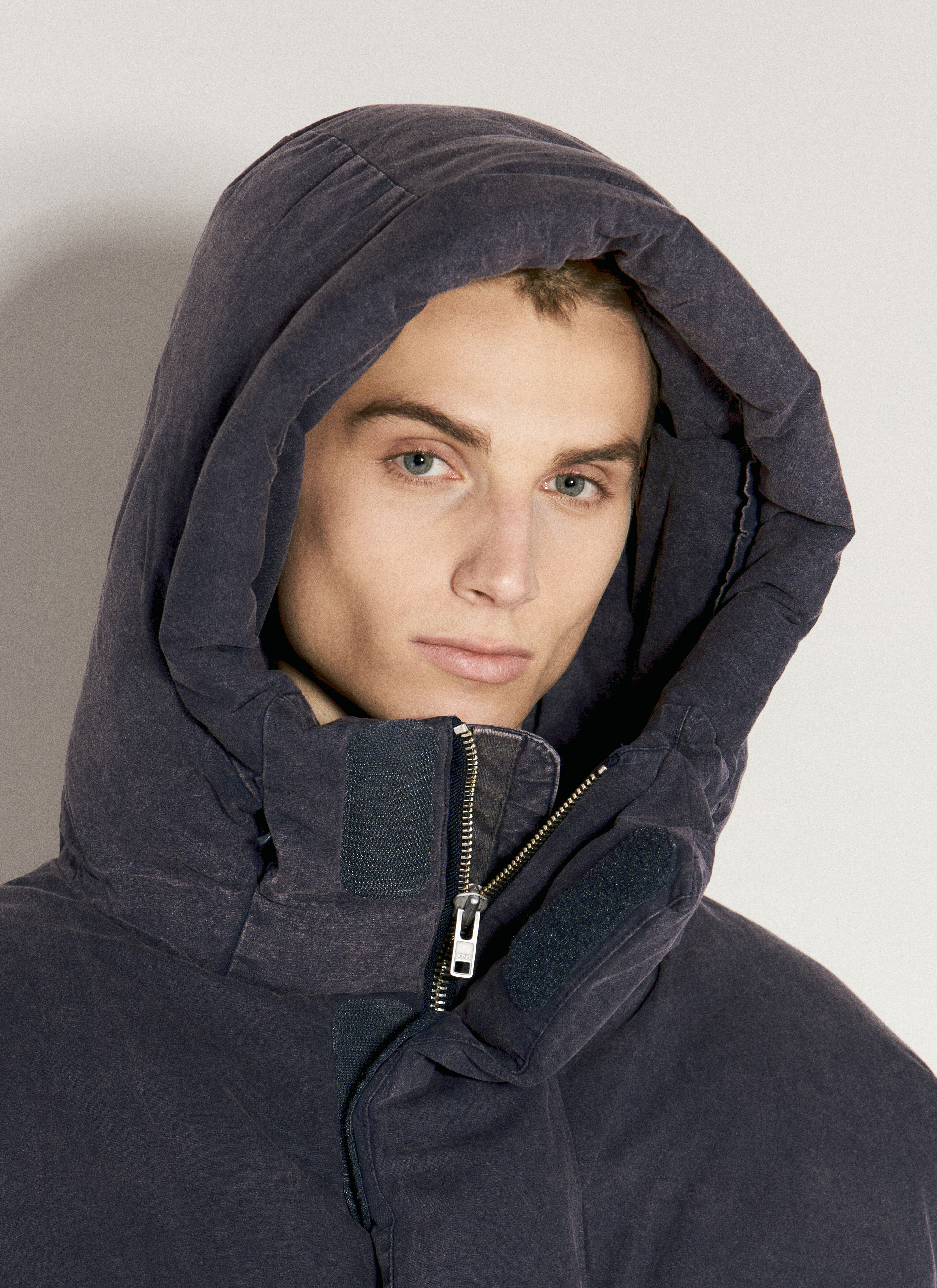 Entire Studios Men's' MML Hooded Puffer Jacket in Purple | LN-CC®